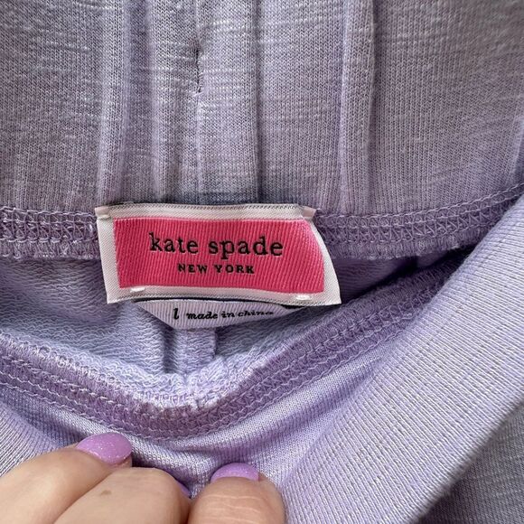 Women’s Kate Spade Matching Set Light Purple Jacket & Crop Pants - Picture 5 of 14